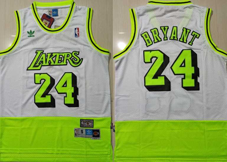 Lakers Bape 24 Kobe Bryant White Fluorescent Green Split Hardwood Classics Jersey,We sell and wholesale Lakers Bape 24 Kobe Bryant White Fluorescent Green Split Hardwood Classics Jersey on line form chian!
